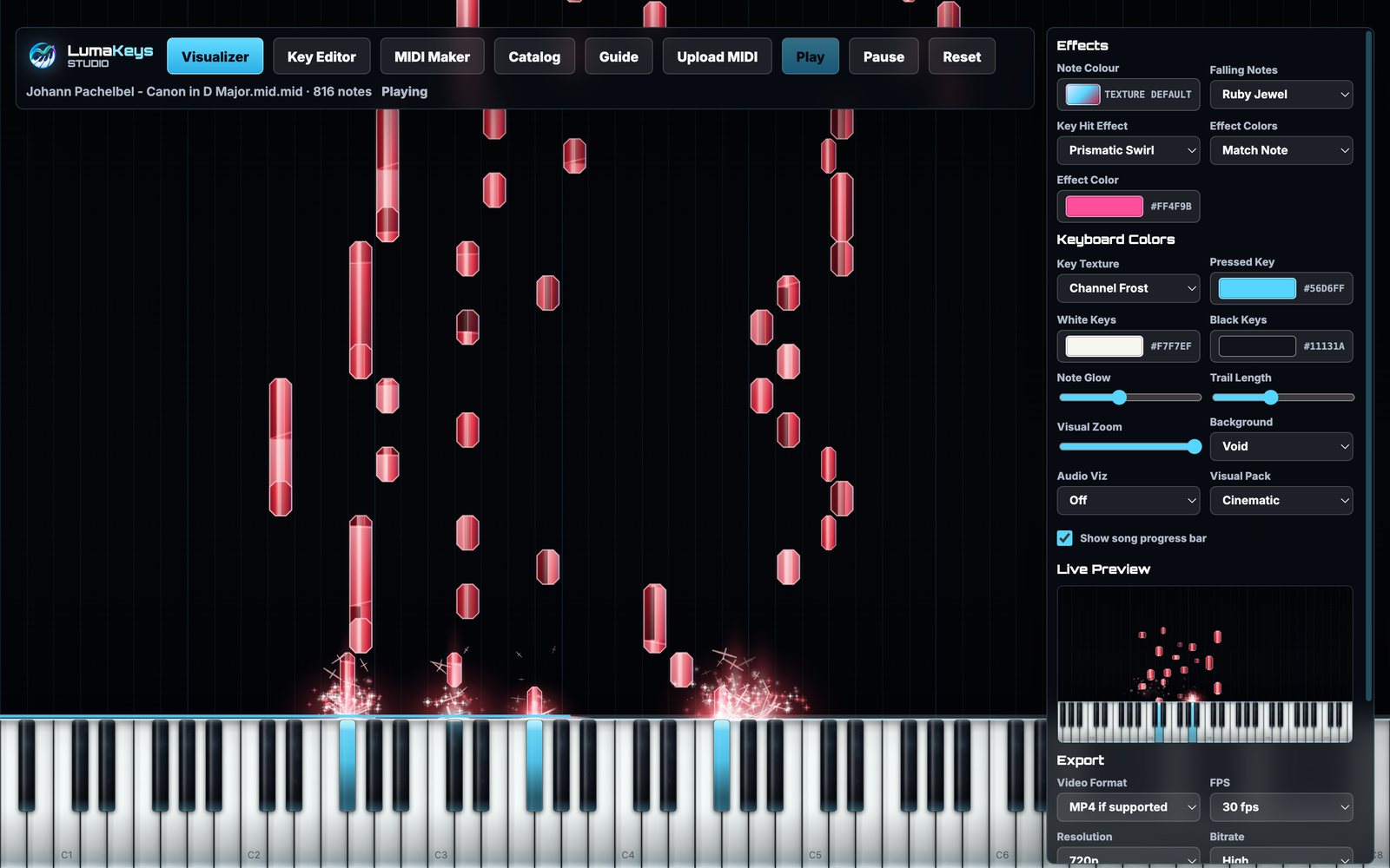 Ruby Jewel note material